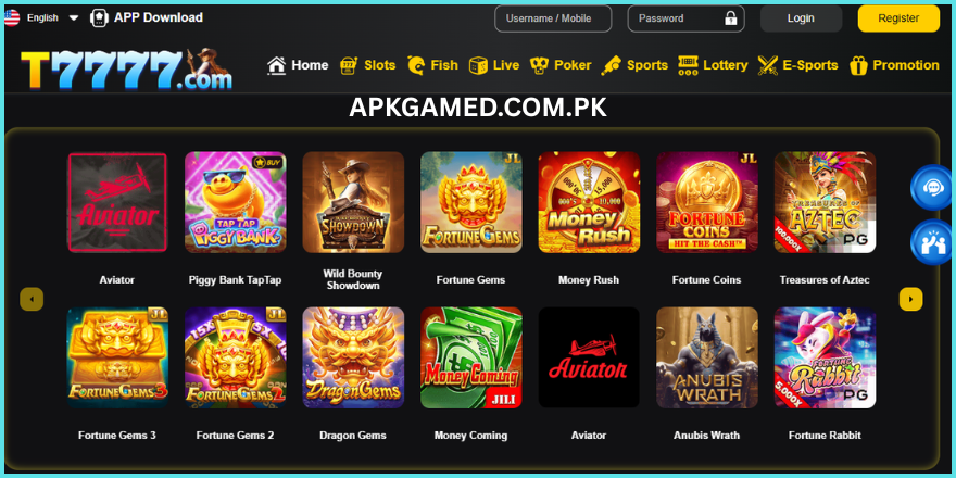 T7777 Game
